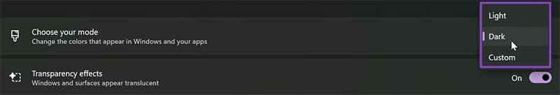How to Change Between Dark and Light Mode Windows 11 3