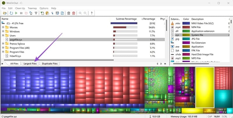 How to Check Which Items Are Taking up Space on Hard Drive 6