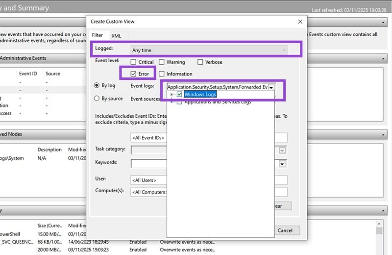 How to Check Windows Crash or BSOD Logs 3