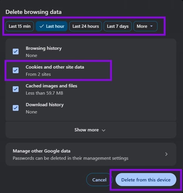 How to Clear Cookies in Chrome When the Option Seems Missing 2 1