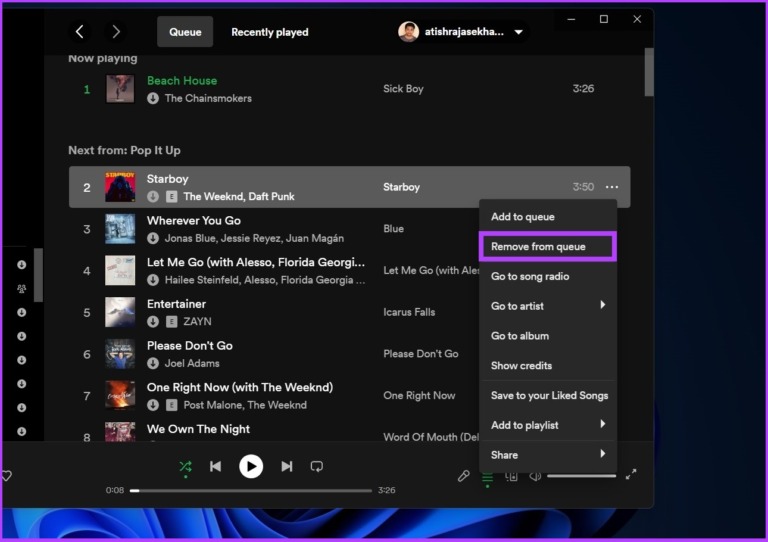How To Clear Queue On Spotify Using IPhone Android And Desktop Guiding Tech