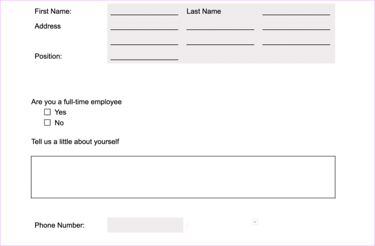 How to Create a Fillable Form in Google Docs - Guiding Tech