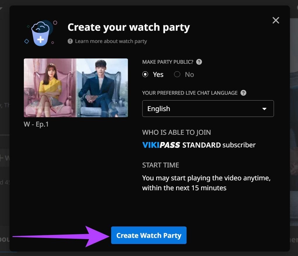 How to Create and Join a Watch Party on Rakuten Viki 8