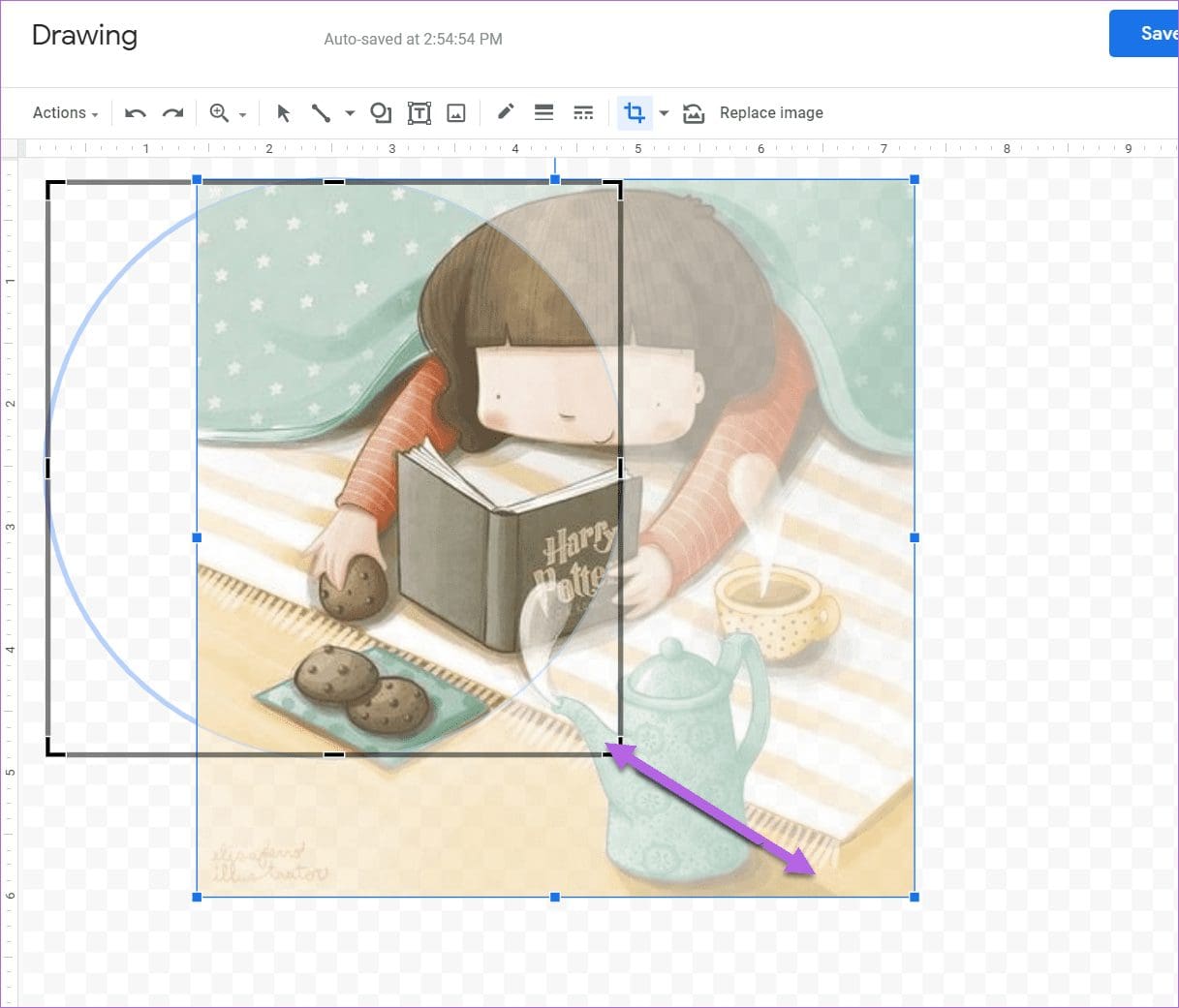 How to Crop an Image Into a Circle in Google Docs 5
