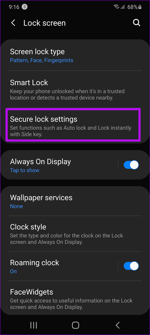 How to Deactivate Smart Lock on Samsung Galaxy S20 7
