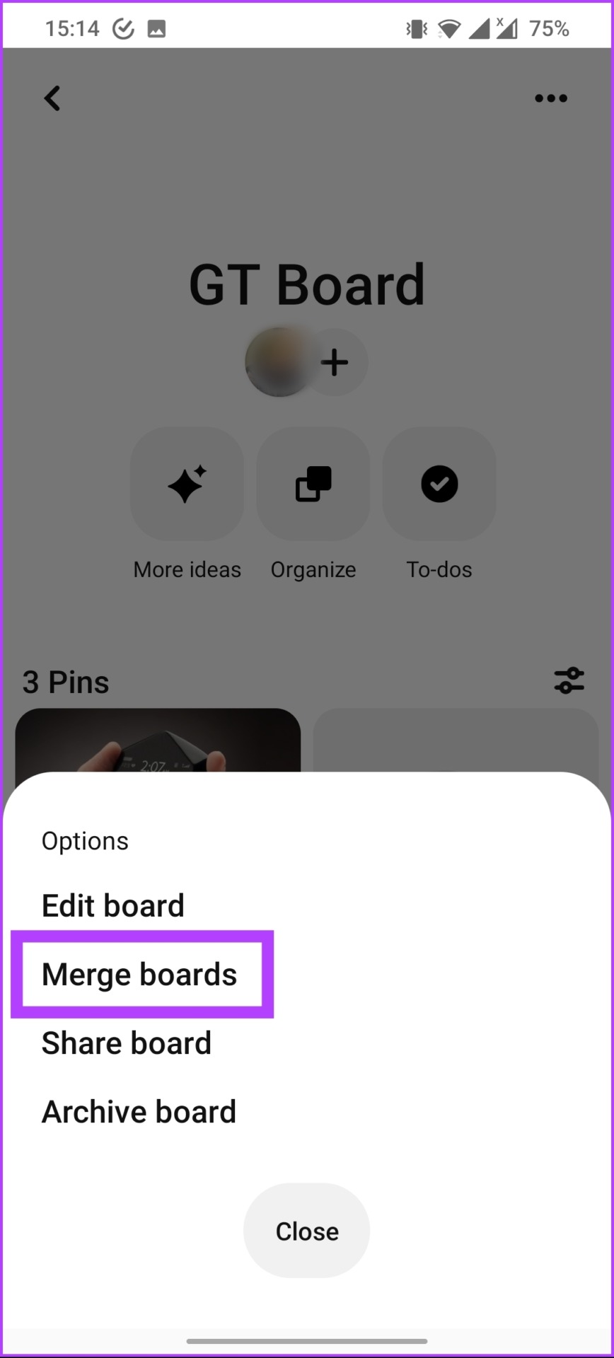 select Merge boards