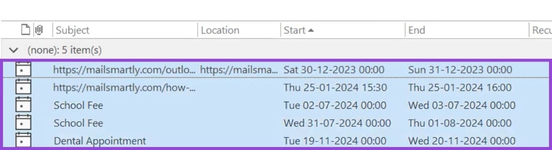 How to Delete Old Calendar Items in Outlook 4