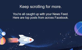 How To Disable The Keep Scrolling For More Posts From Across Facebook Message