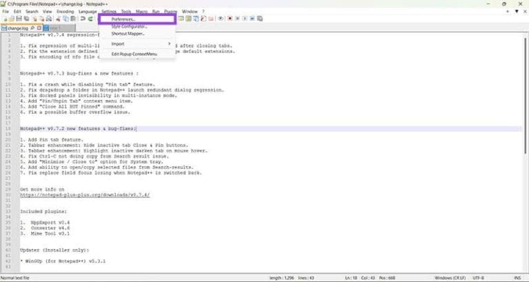 Notepad Check Off How to Disable the Pin Tab in Notepad++ - Guiding Tech