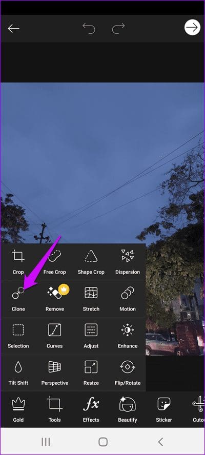 How to Edit and Change Background in Pics Art for Android 8