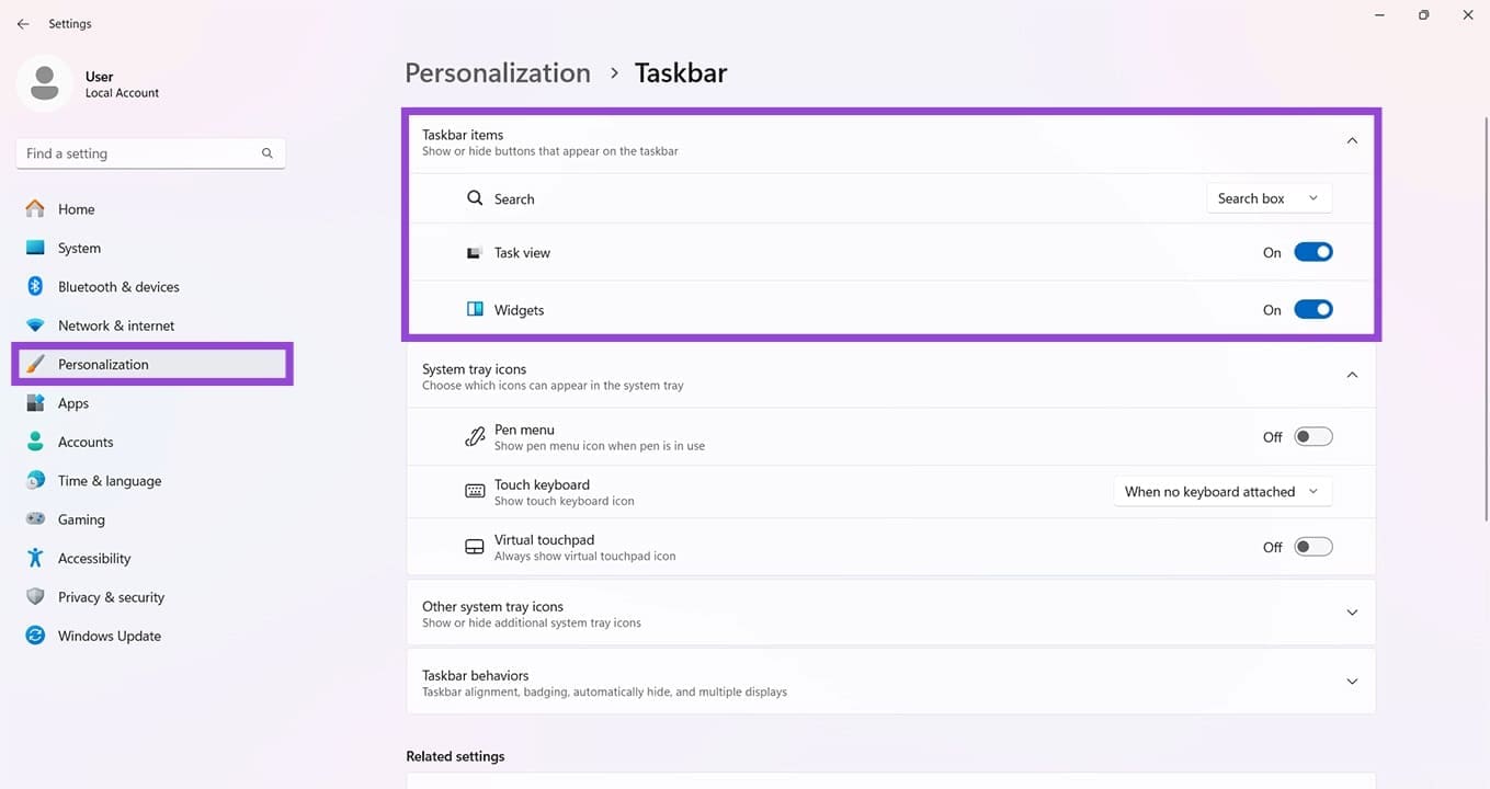 How to Edit the Taskbar in Windows 11 1