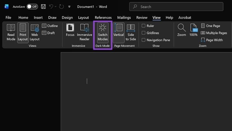 How to Enable Dark Mode in Microsoft Office Apps - Guiding Tech