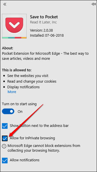 How To Enable Extensions In In Private Mode In Microsoft Edge Ii 1