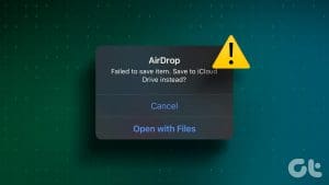 How to Fix AirDrop Failed to Save Item Error on iPhone