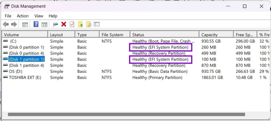 How to Fix EFI Partition Step by Step 1