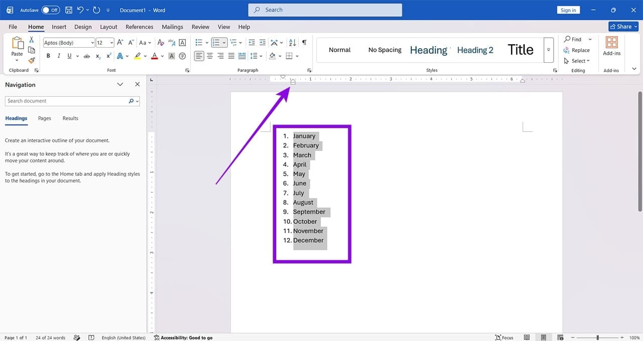 How to Fix Microsoft Word Numbering Indent Problem 4