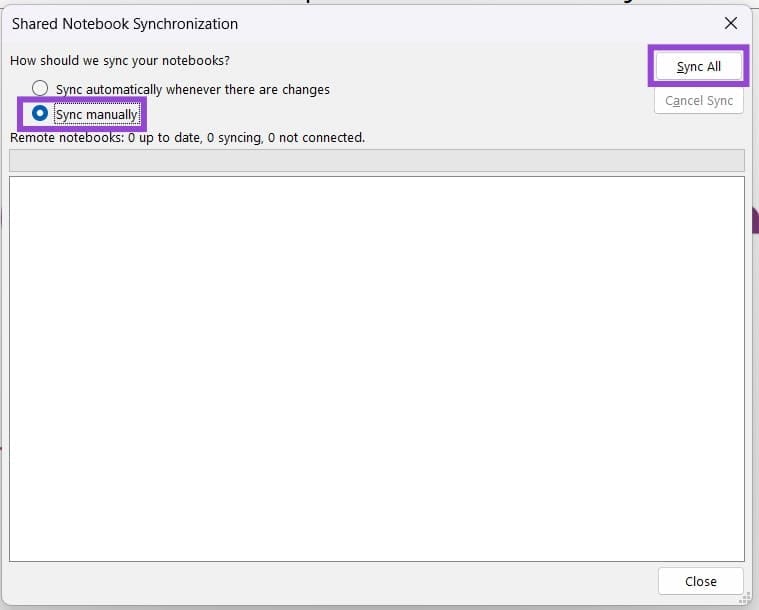 How to Fix OneNote Cant Connect to the Server Error 3