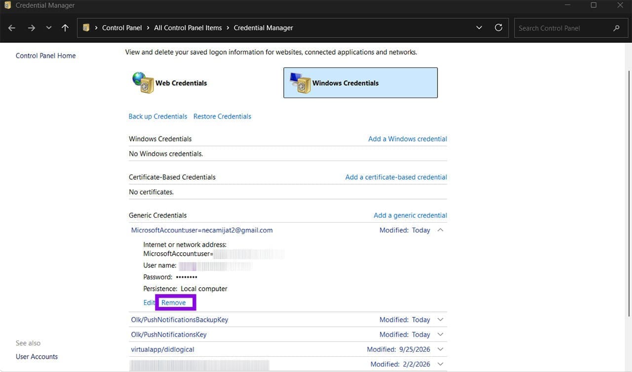 How to Fix Outlook Automatically Signing Into the Wrong Account 2