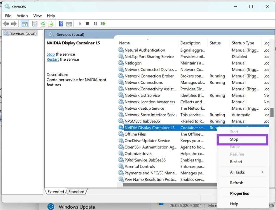 How to Fix There Was a Problem With the NVIDIA App 1