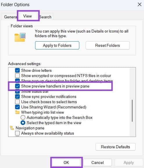 How to Fix Word Documents Not Previewing in Explorer 2