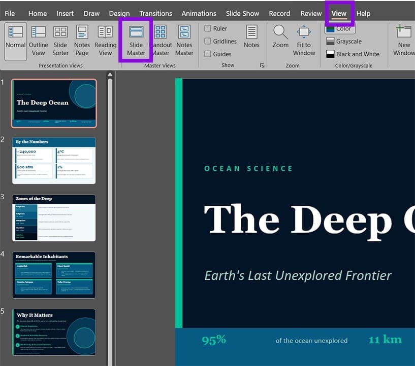 So formatieren Sie alle PowerPoint-Folien auf die gleiche Weise So formatieren Sie alle PowerPoint-Folien auf die gleiche Weise