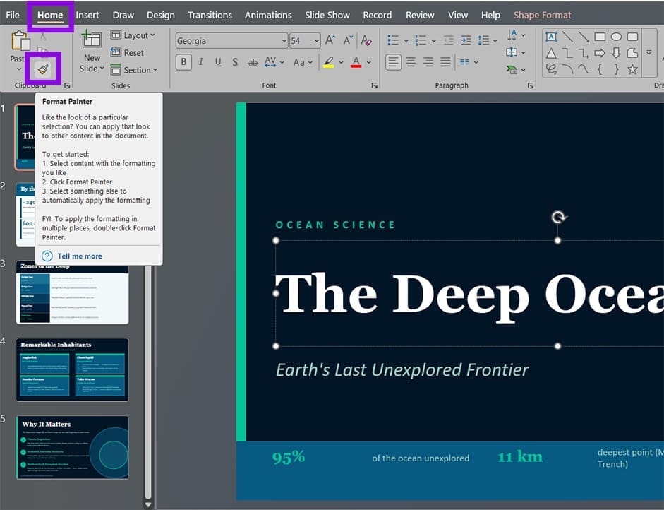 So formatieren Sie alle PowerPoint-Folien auf die gleiche Weise 8