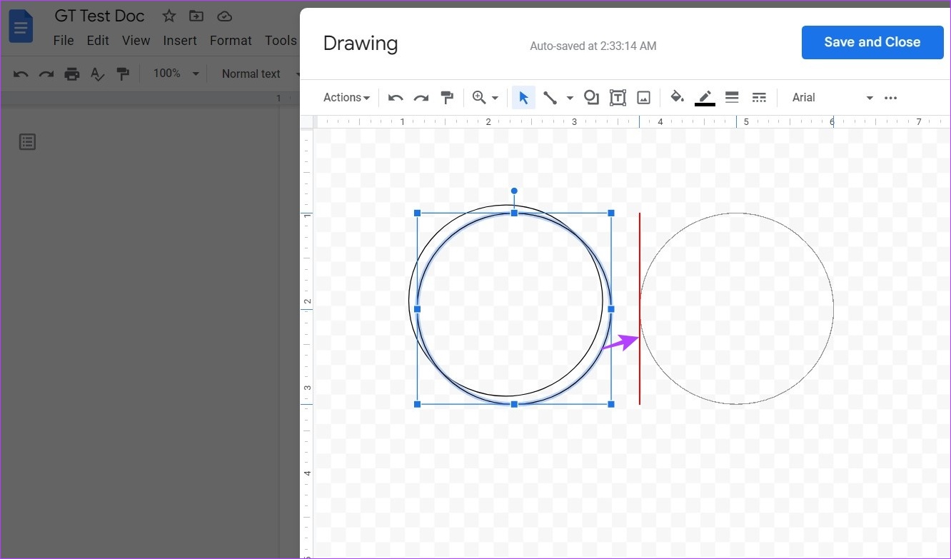 Use your cursor to arrange the shape
