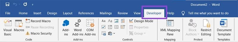 How to Make a Word Document Fillable 4