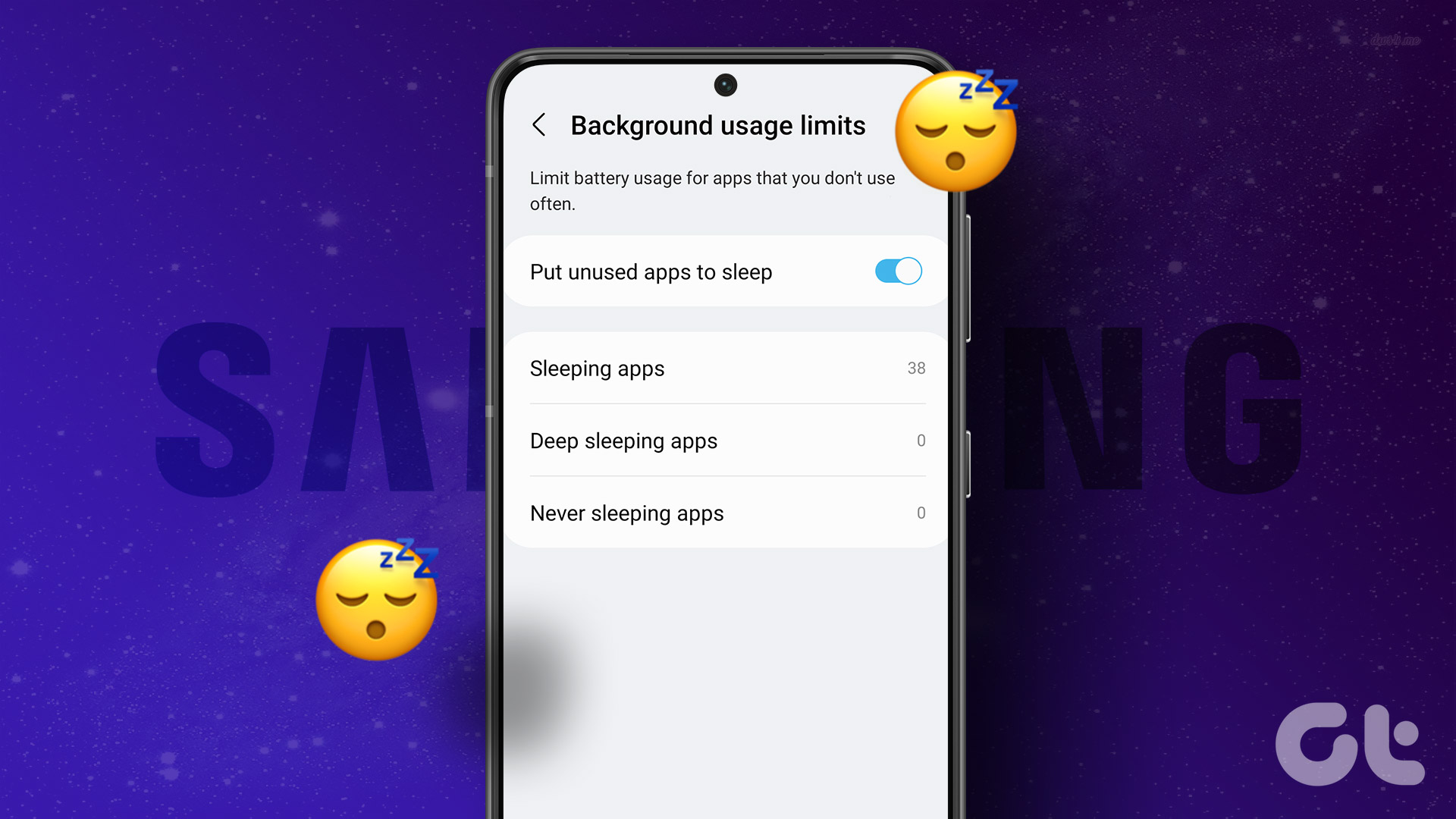 How to Manage Sleeping Apps on Samsung Galaxy Phone