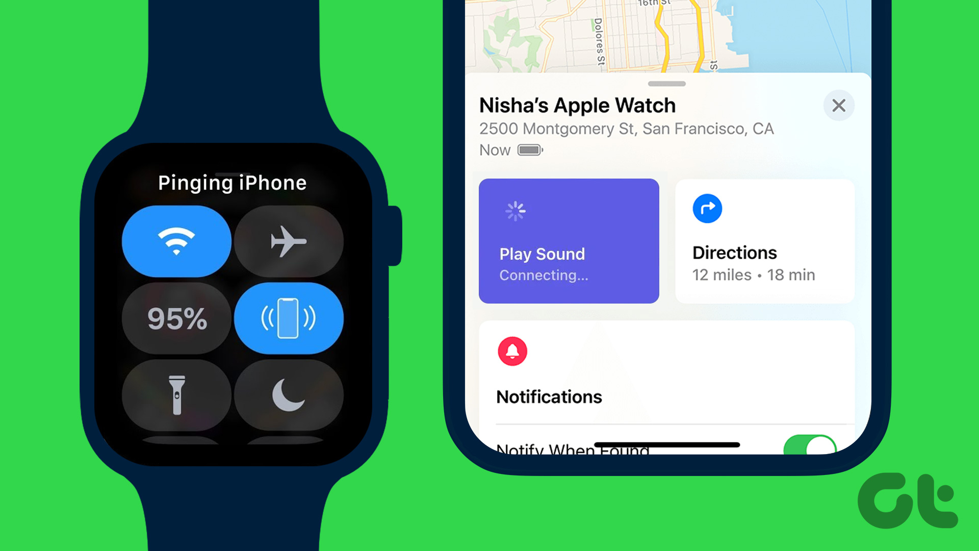 How to Ping Apple Watch from iPhone and vice versa