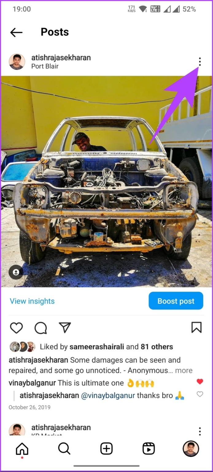 How To Rearrange Instagram Posts Without Deleting Guiding Tech how-to-rearrange-instagram-posts-without-deleting-guiding-tech