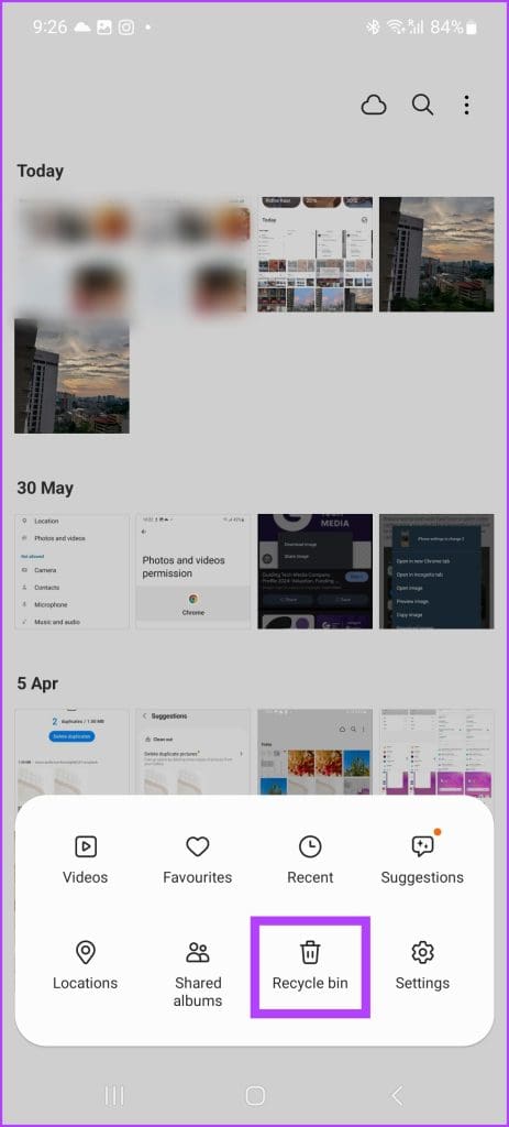 Go to Recycling bin - 12