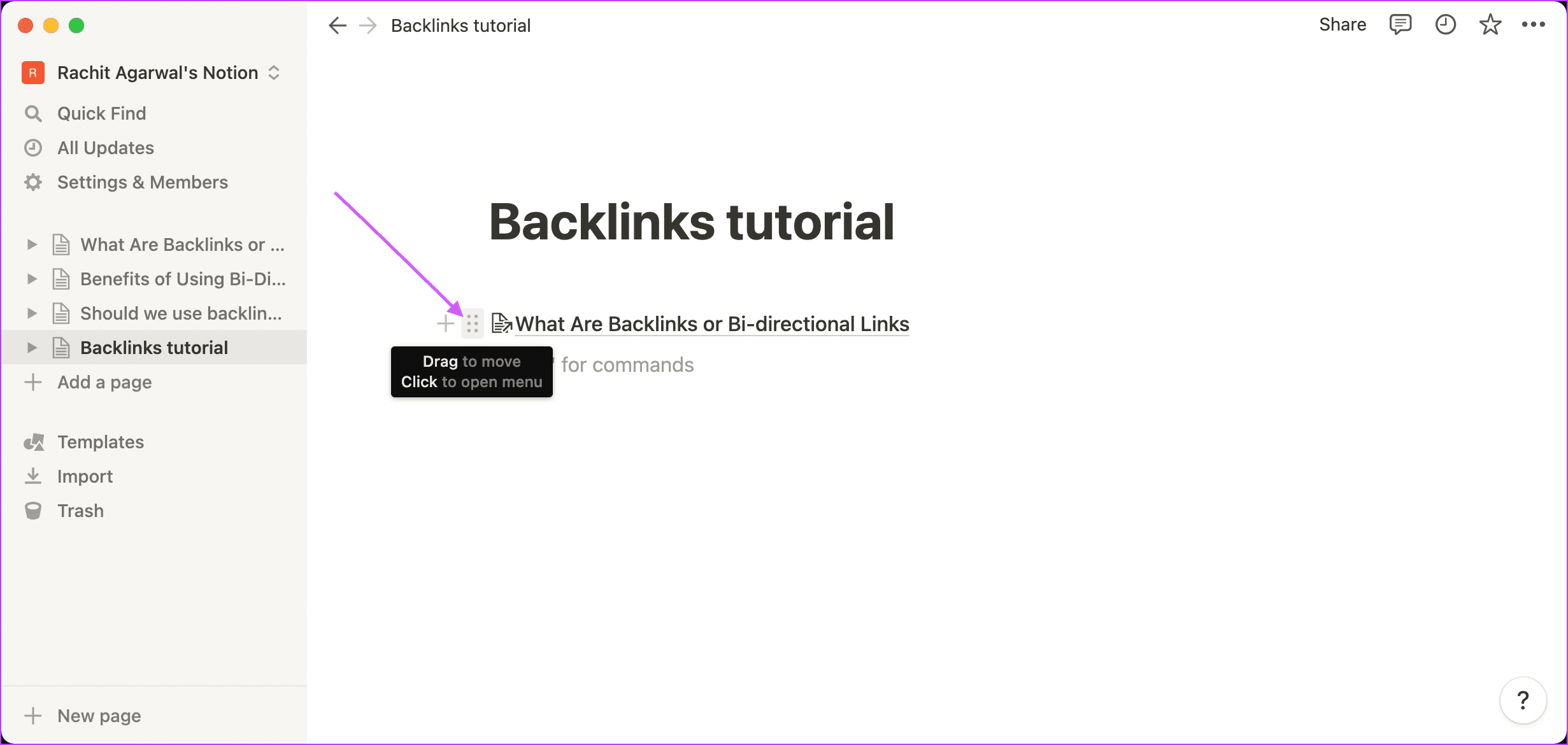 How to Remove Backlinks in Notion 4
