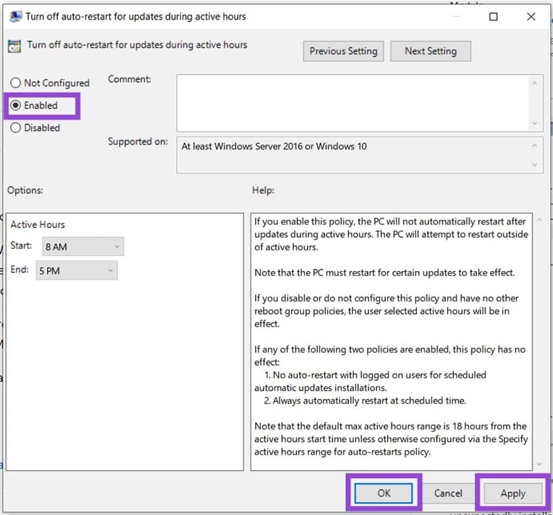 How to Remove Restart to Update Warning 5