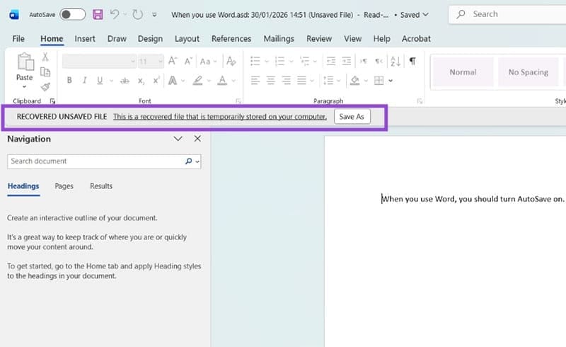How to Retrieve a Deleted File in Microsoft Word 7