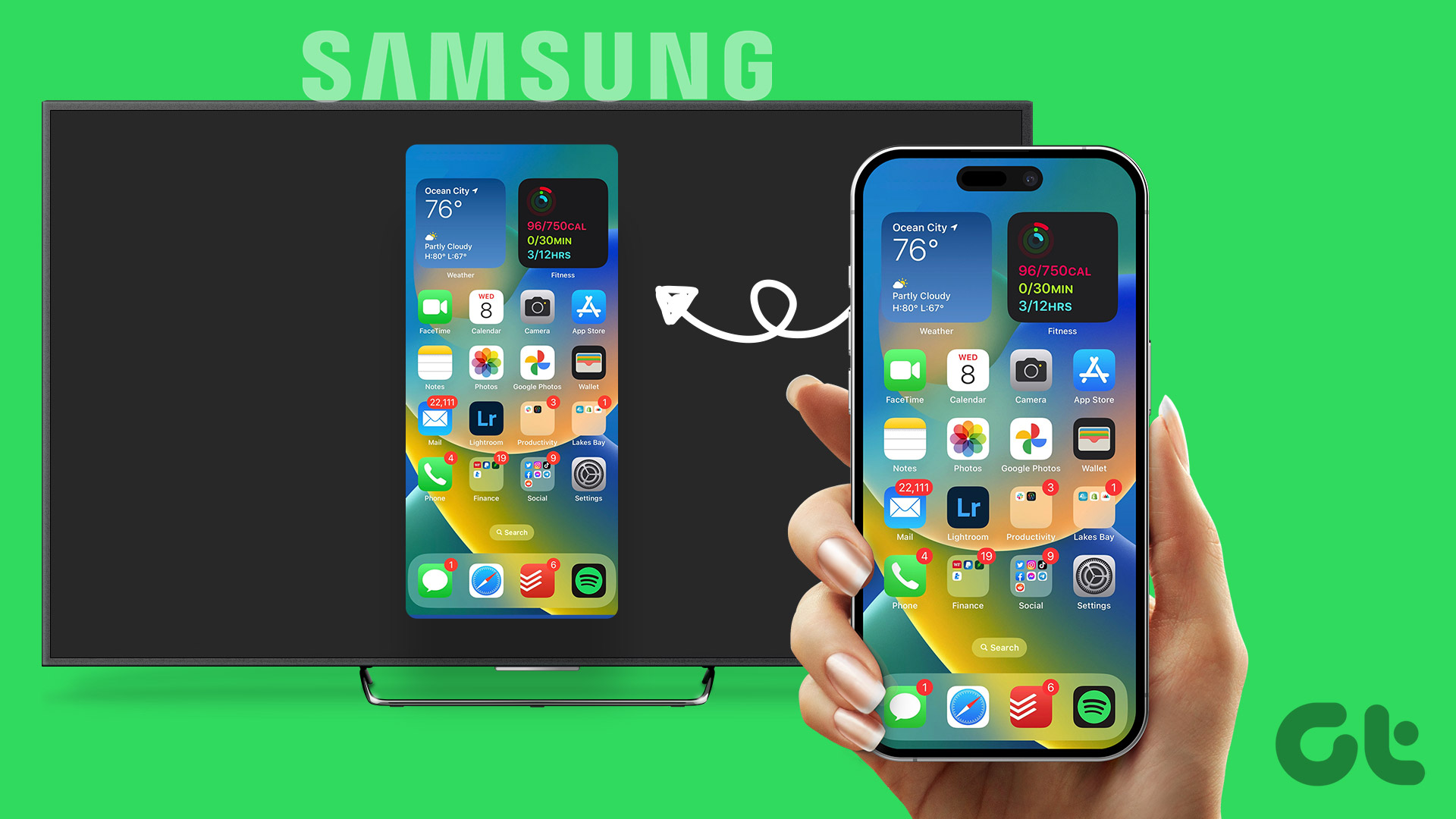 How to Screen Mirror from iPhone to Samsung TV
