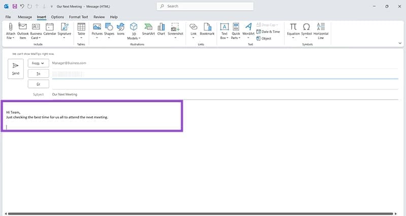 How to Set Up RSVP and Calendar Poll in Outlook 2