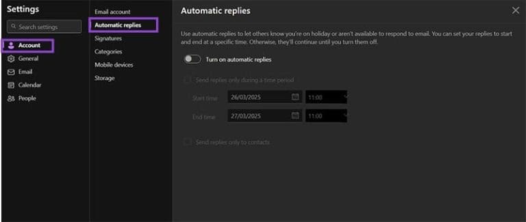 Picture of How to Set an Out of Office Message in Outlook - Guiding Tech