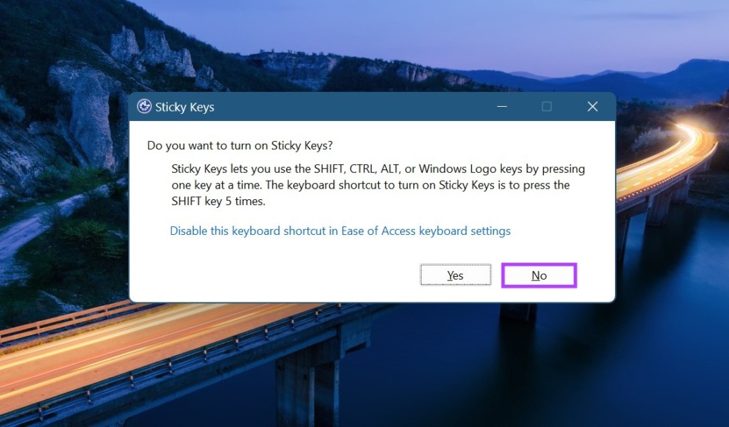 5 Easy Ways To Turn Off Sticky Keys In Windows 11 Guiding Tech