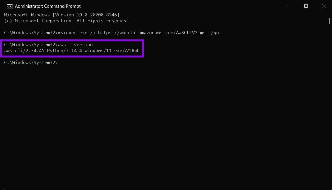 So verwenden Sie AWS CLI auf einem Windows-PC 5