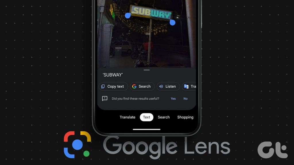 نحوه استفاده از لنز گوگل برای کپی کردن متن از تصویر