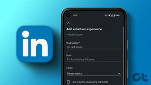 How to add volunteer experience on Linkedin