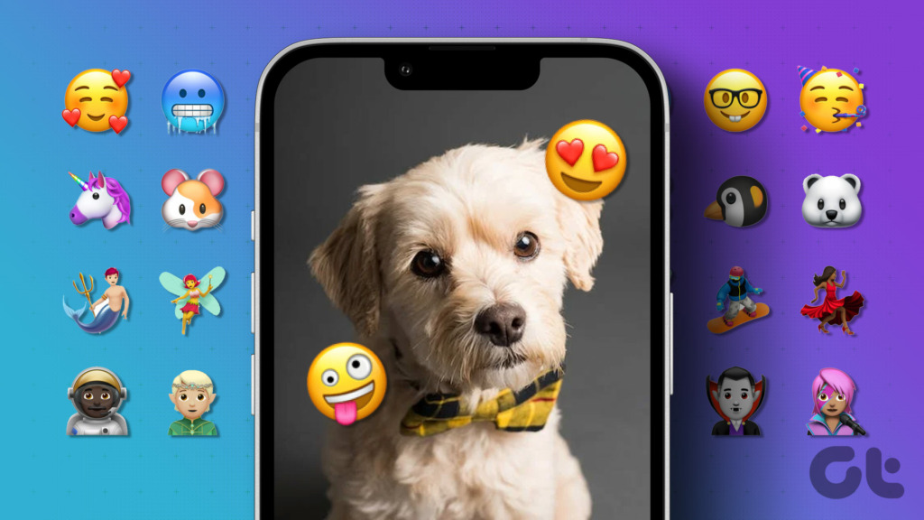 How to put an emoji on a picture on iPhone
