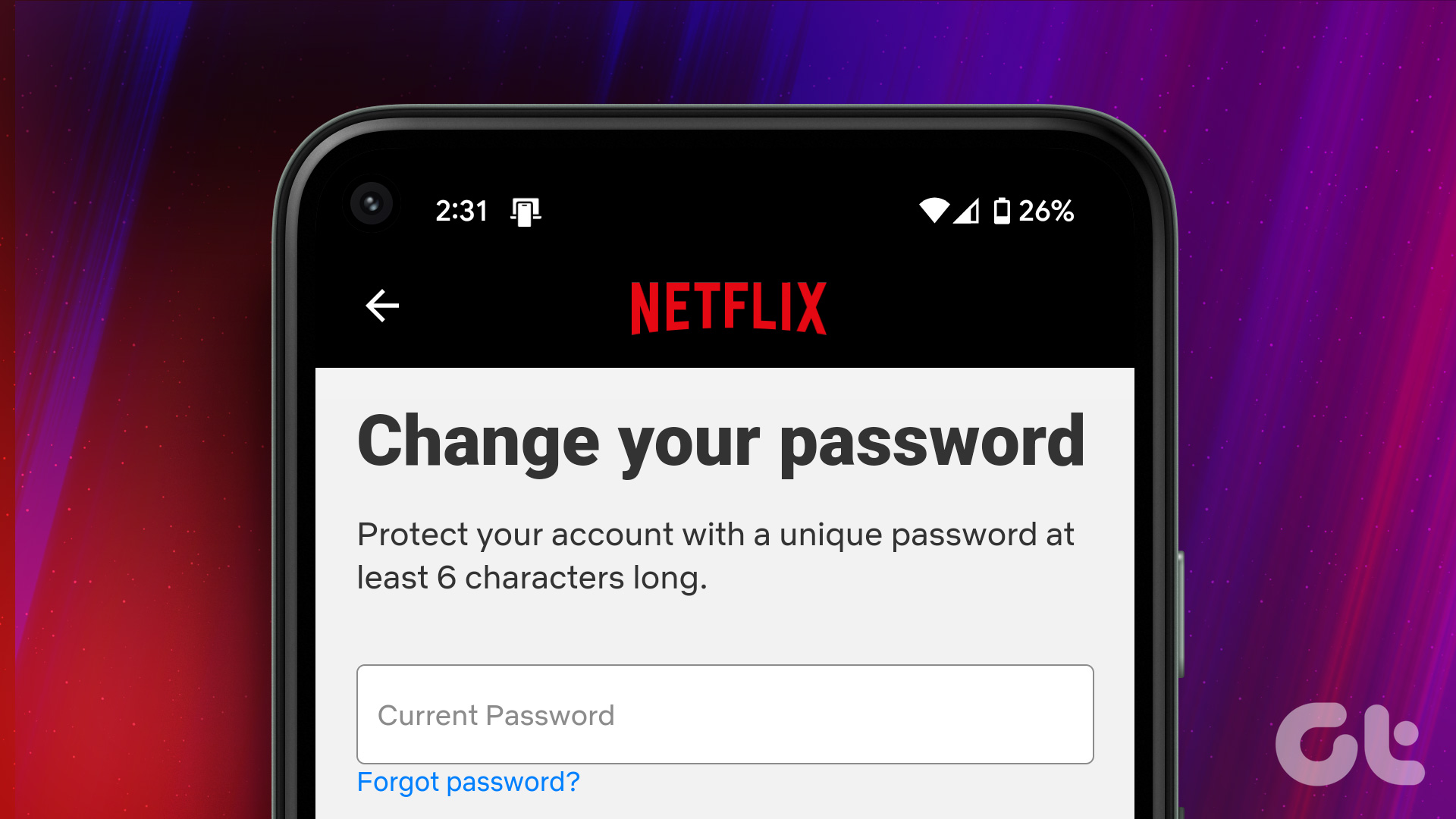 How to Change or Reset Netflix Password on Mobile and Desktop