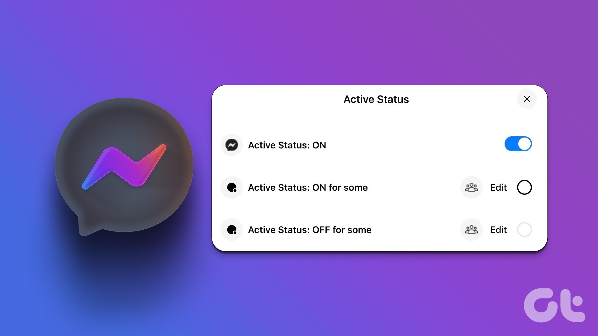 hide active status from one person on Facebook Messenger