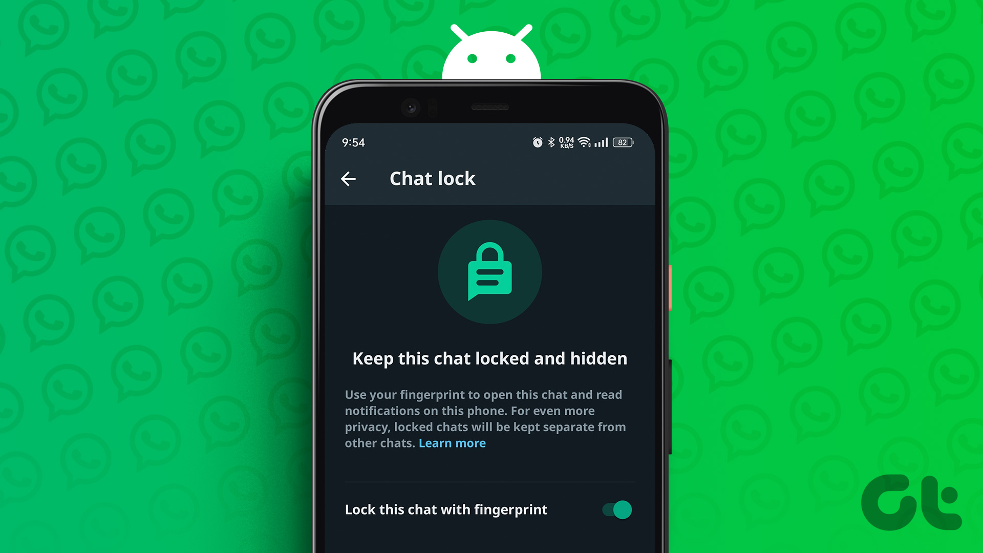 lock individual WhatsApp chats