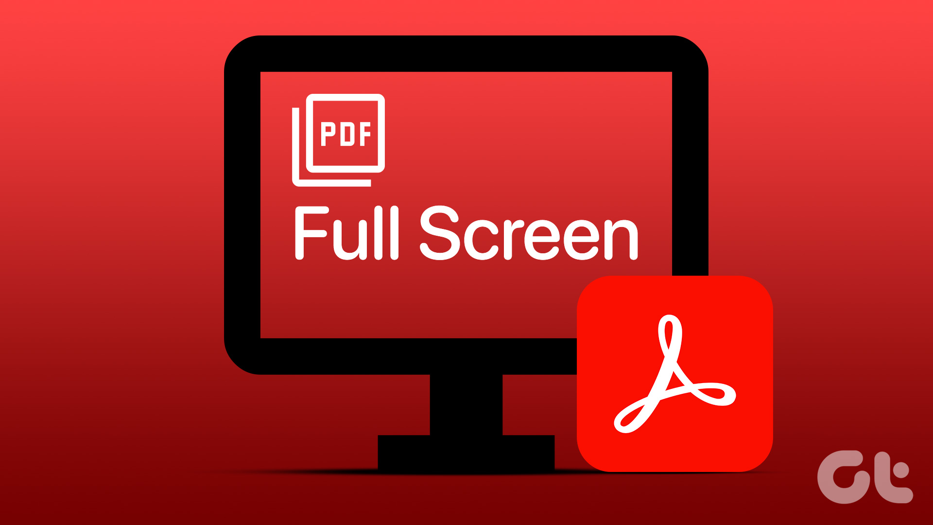 how to make pdf presentation full screen