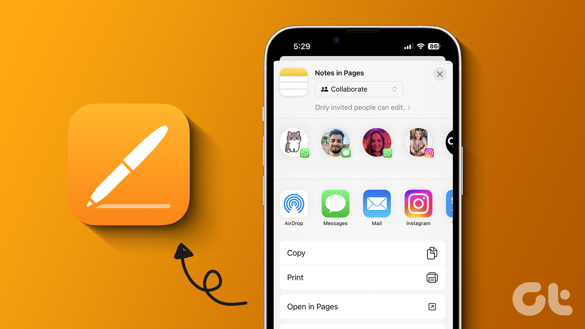 How to collaborate with others in the Notes app on iPhone and iPad