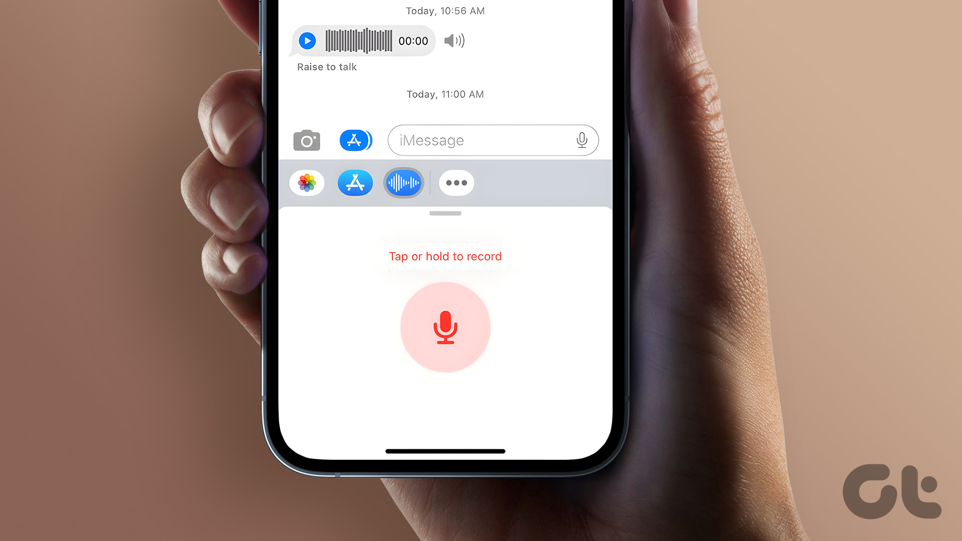 How to Send Voice message in iPhone