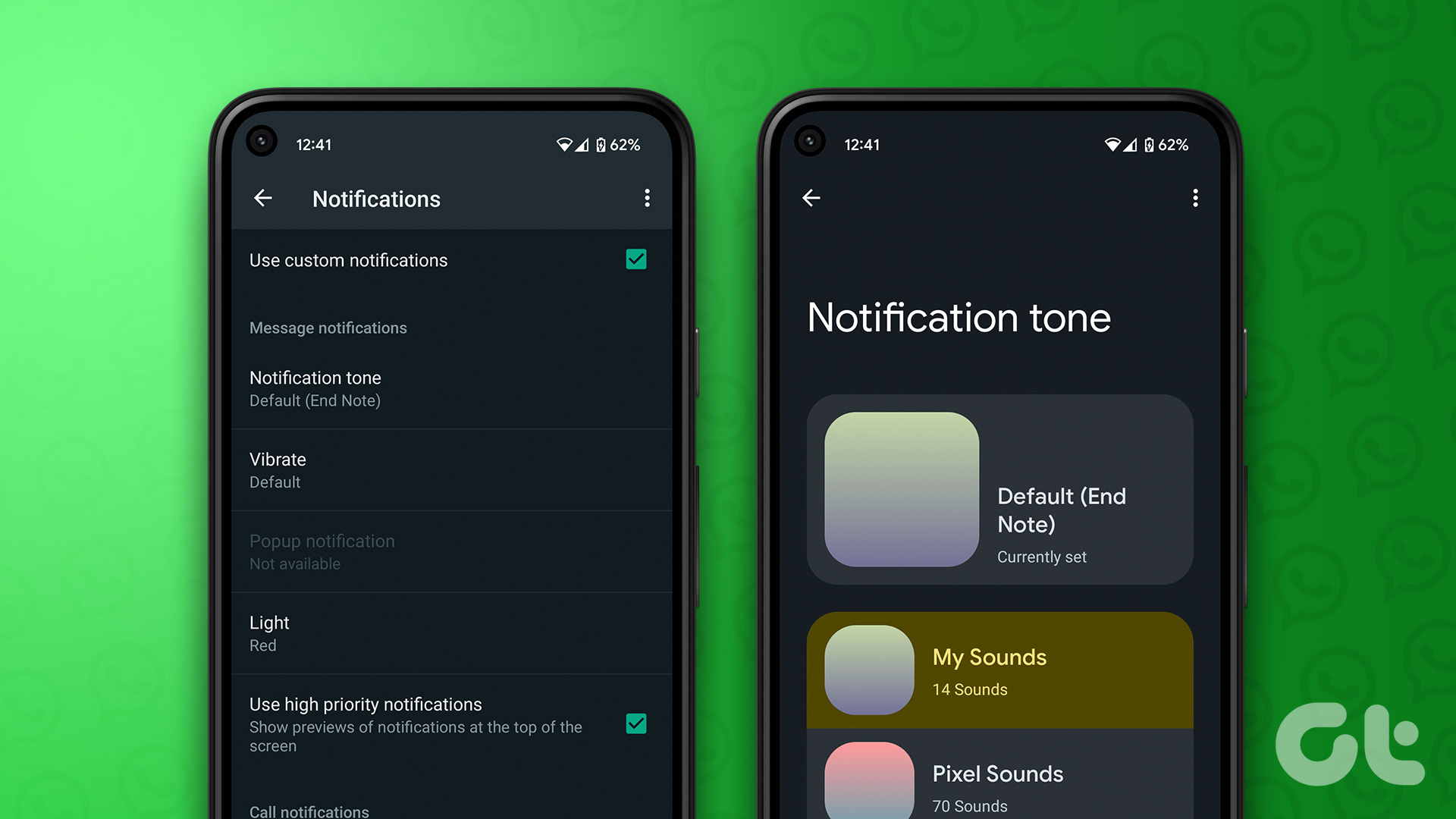 How to Set Custom Notification Sound for Specific Contacts on WhatsApp -  Guiding Tech
